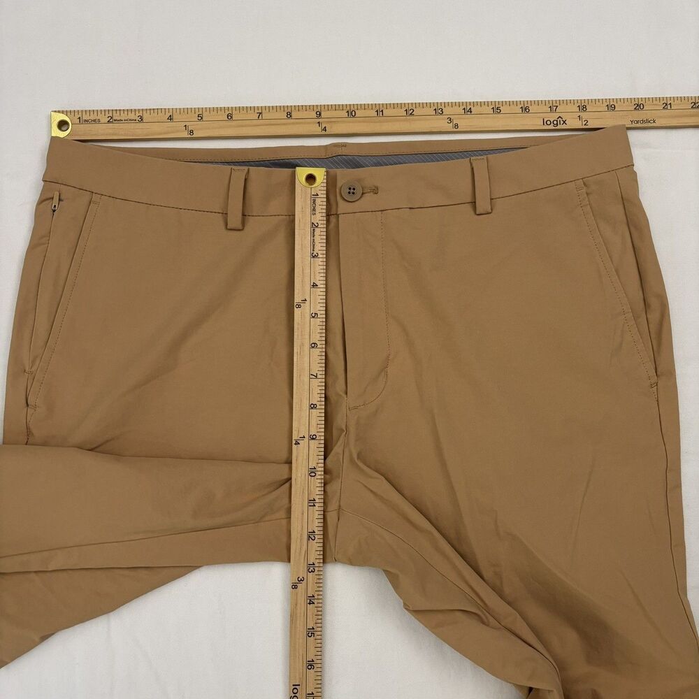 Vineyard Vines Pants Mens 38 Beige On The Go Performance Slim OTG Chino 38x30 - Picture 9 of 10